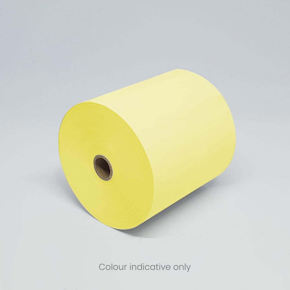Coloured Thermal Paper Roll Yellow – 80×80